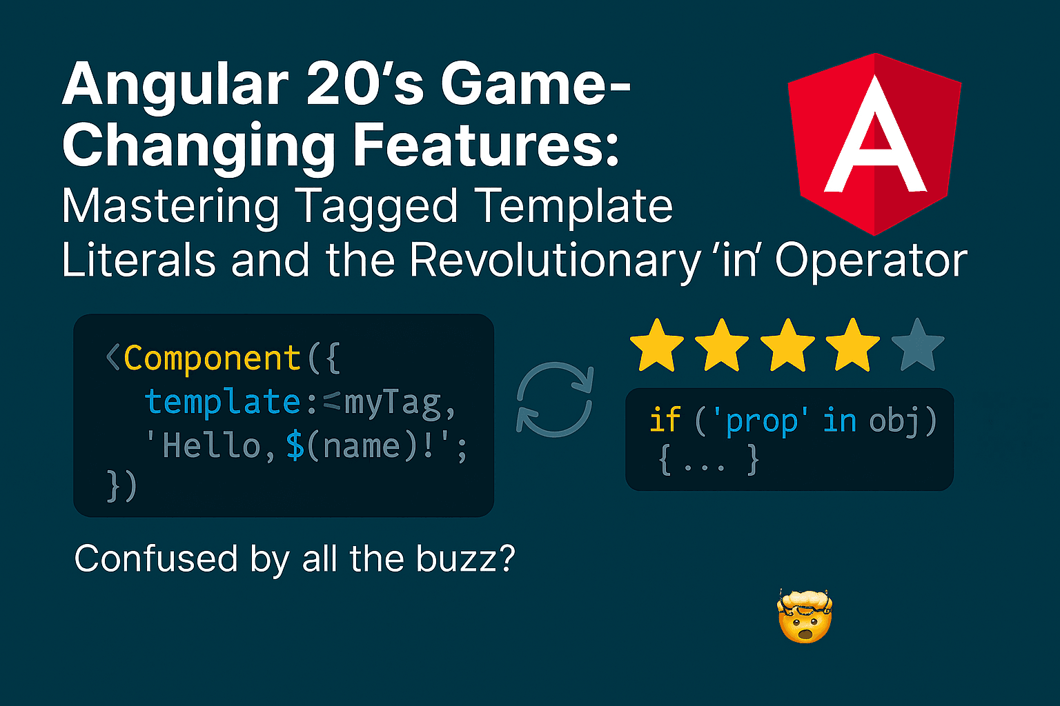 Angular 20's Game-Changing Features: Mastering Tagged Template Literals and the Revolutionary "in" Operator